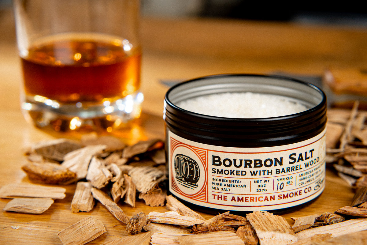 BOURBON BARREL SMOKED SALT 8oz