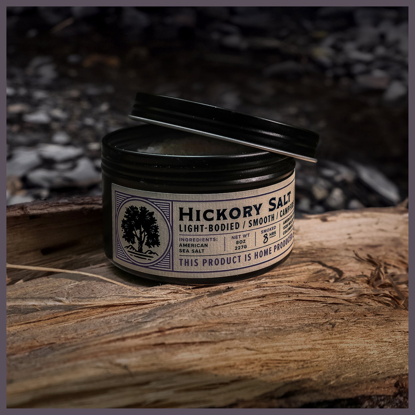 HICKORY SMOKED SALT 8oz